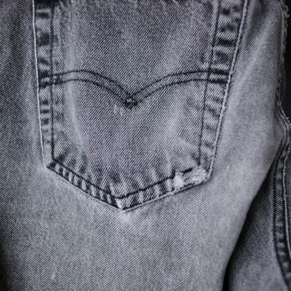 Vintage Levi's SilverTab Loose‎ Jeans 34x34 (31x32) Black Gray Y2K Baggy Skater